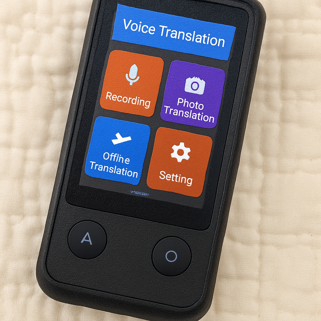 XUPURTLK AI Voice Translator Device with Case