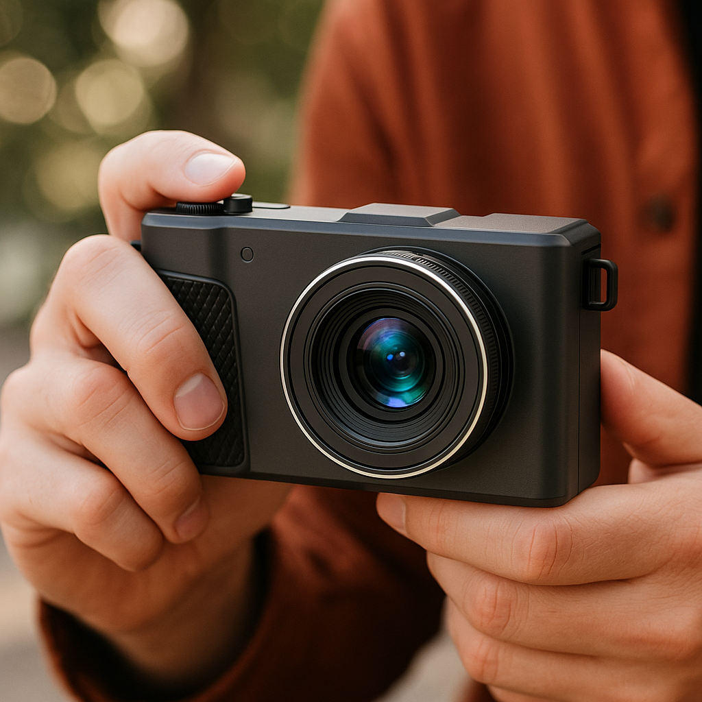 QODRIN XD300 8K Digital Camera Gray