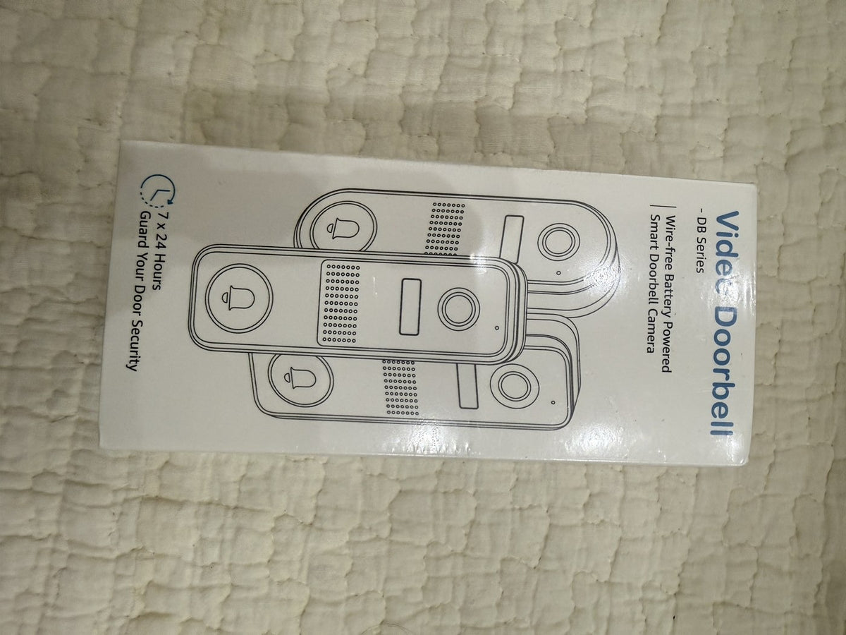 CBAOOO Wire-Free Video Doorbell, HD Night Vision Smart Doorbell Camera