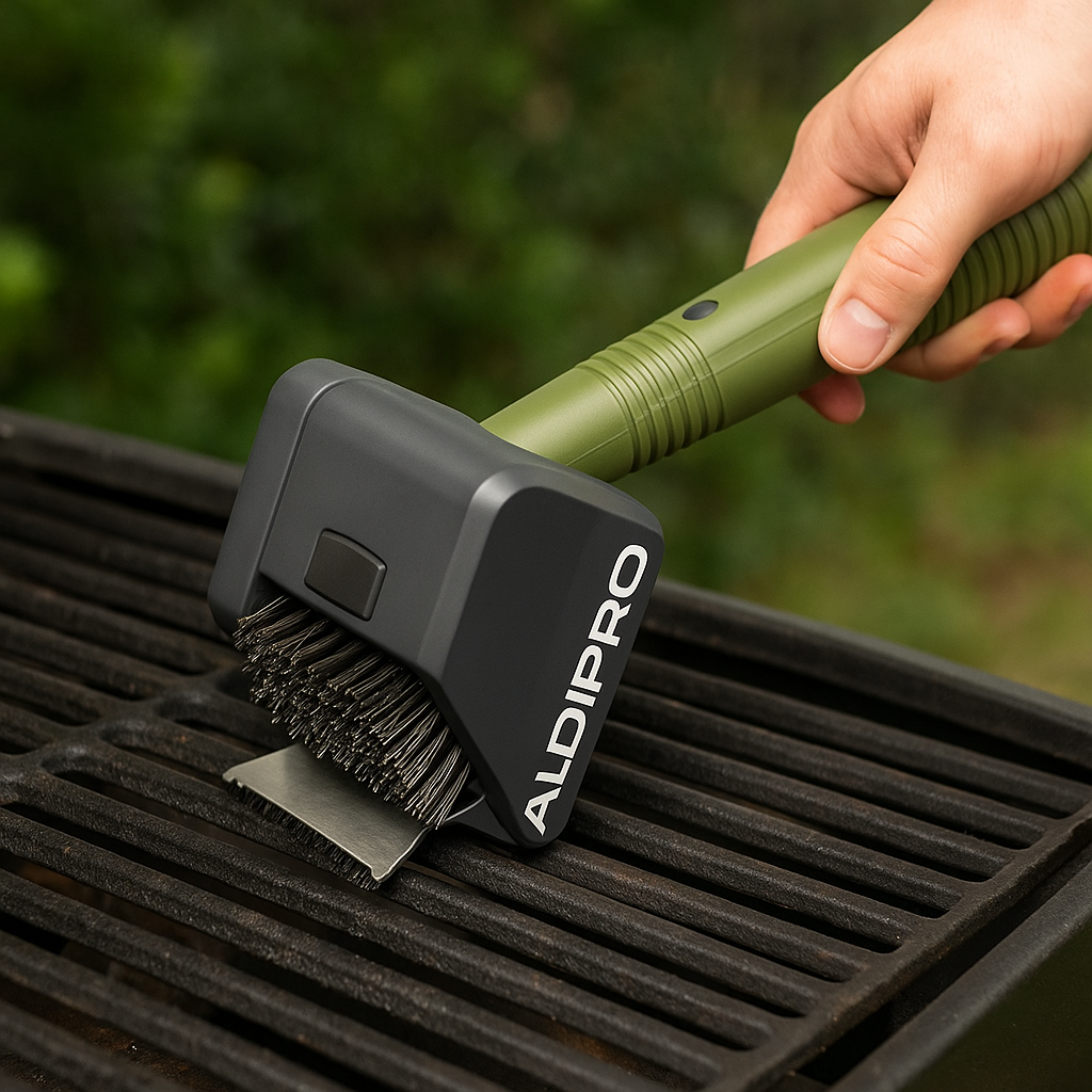 ALDIPRO 2-in-1 Electric Grill Brush & Ice Scraper, 7.4V