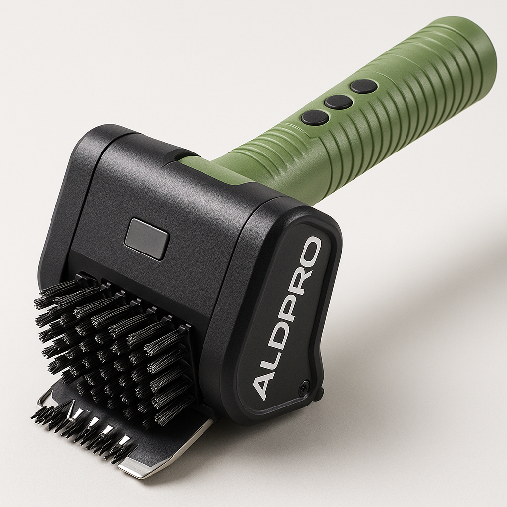 ALDIPRO 2-in-1 Electric Grill Brush & Ice Scraper, 7.4V