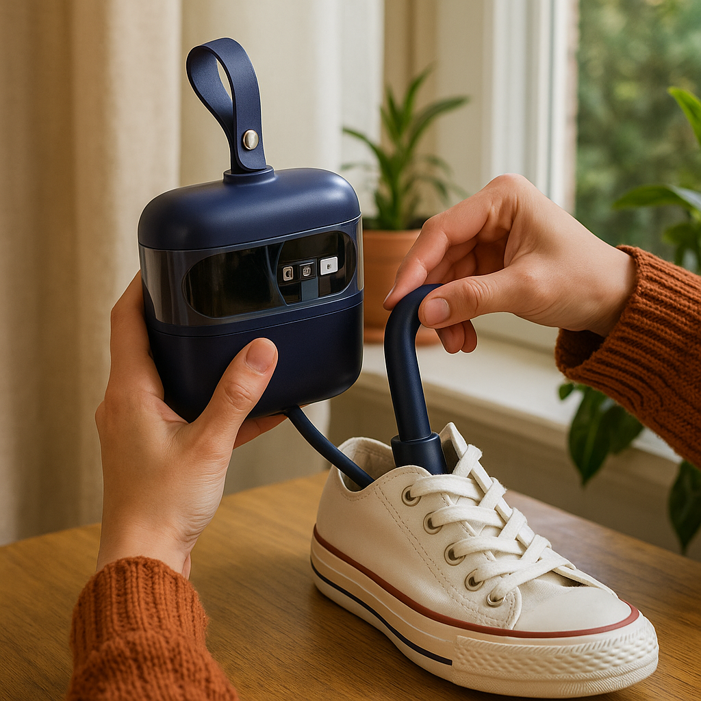 Portable Dryer for Travel, Compact Clothes & Shoe Dryer