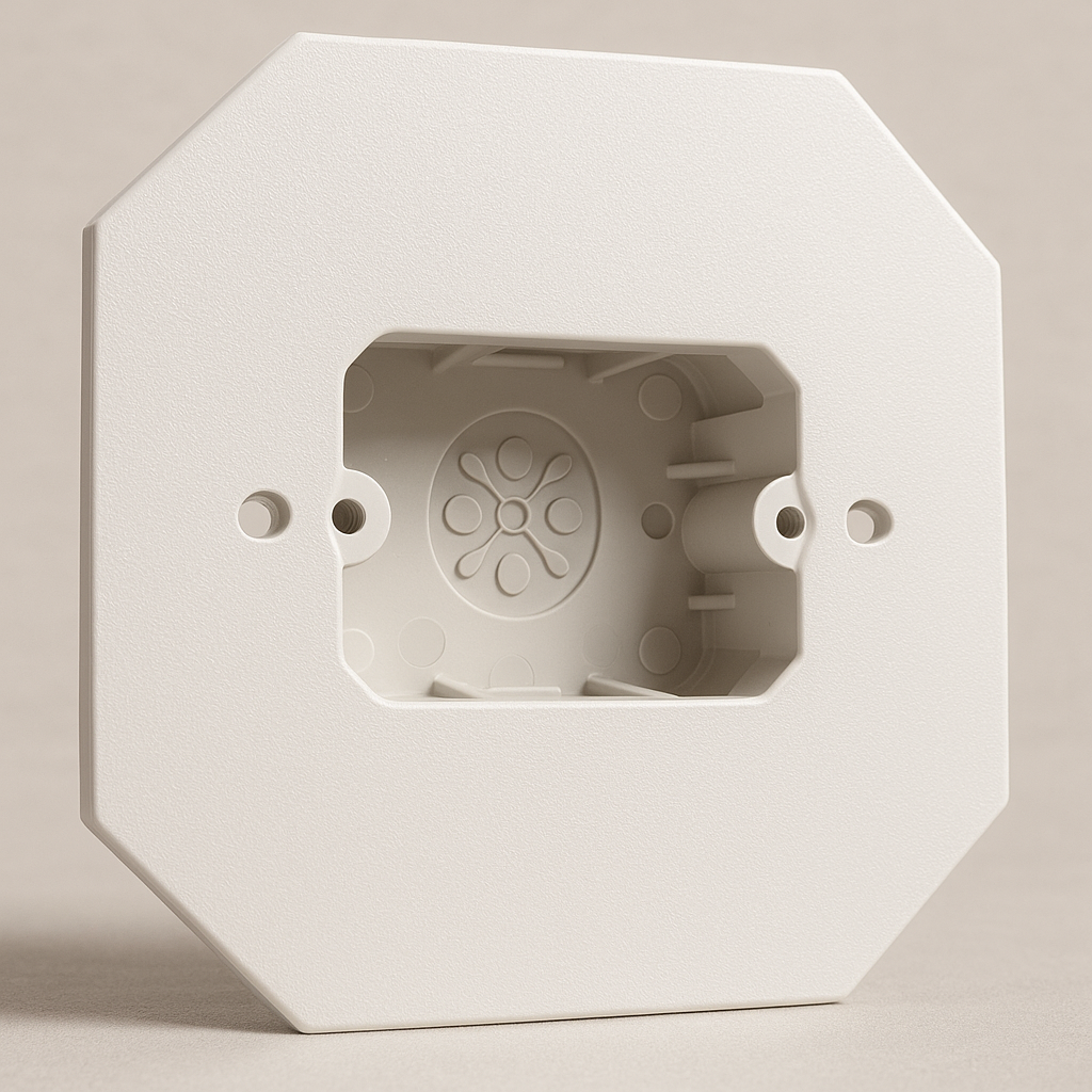 Non-Metallic Universal Siding Mounting Block for Outdoor Fixtures