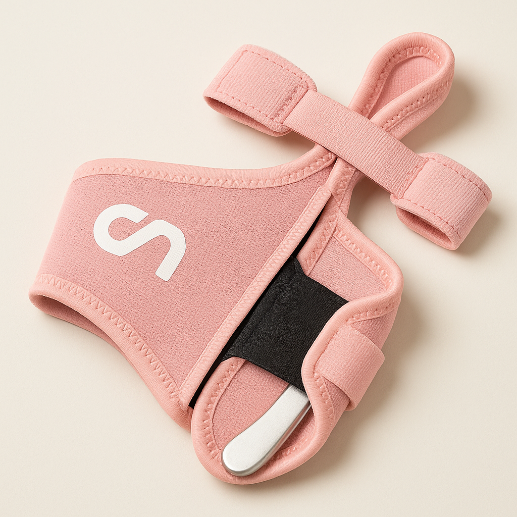 CNHDCET Bunion Corrector, Big Toe Straightener, Pink, 1 Pair
