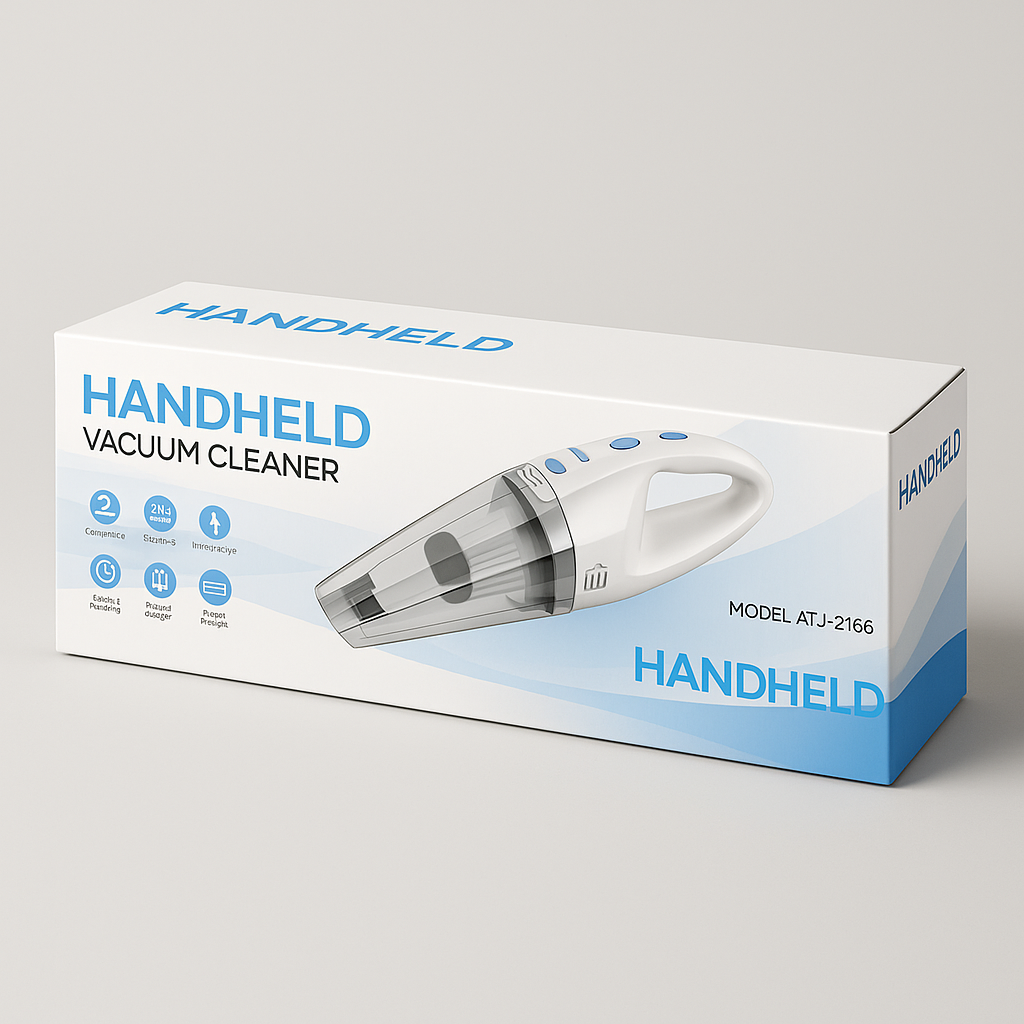 Handheld Vacuum Cleaner, Cordless, Model ATJ-2166