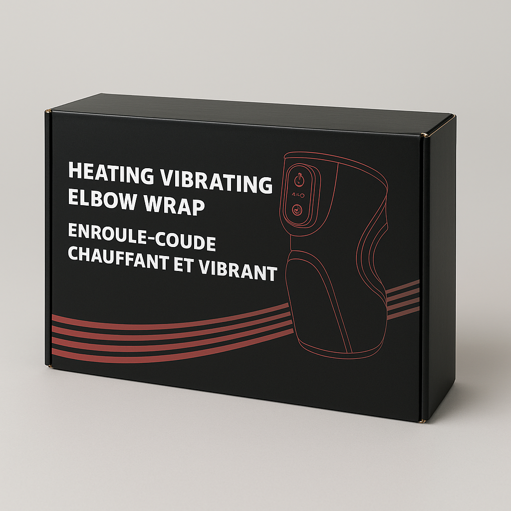Heating Vibrating Elbow Wrap, Cordless (Newllem)
