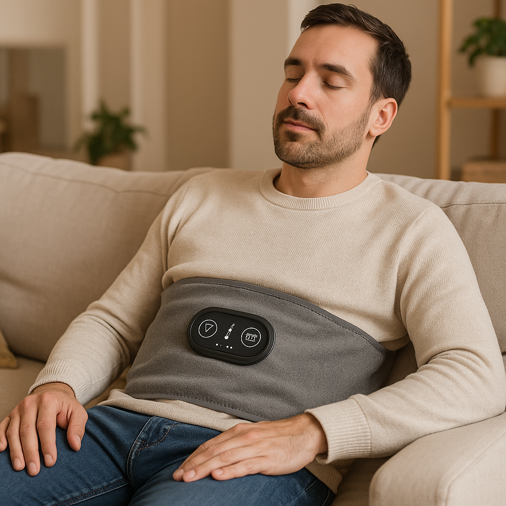 Heated Therapy Wrap with Vibration, 5000mAh Cordless