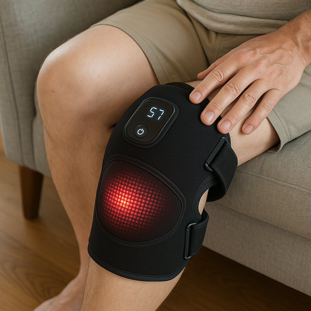 HALIDODO Red Light Knee Brace, Infrared Therapy Massager