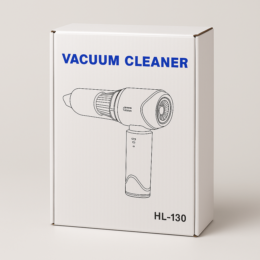 HL-130 Cordless Handheld Vacuum Cleaner, Compact & Portable