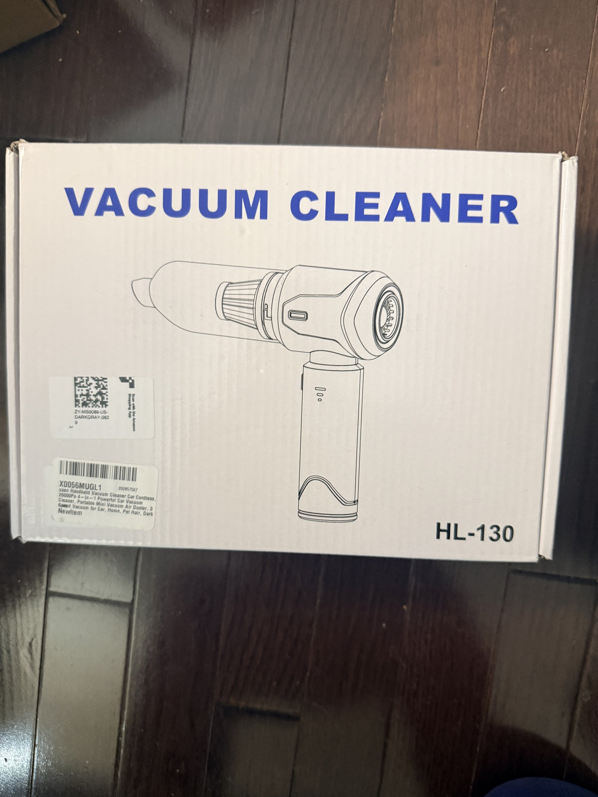 HL-130 Cordless Handheld Vacuum Cleaner, Compact & Portable