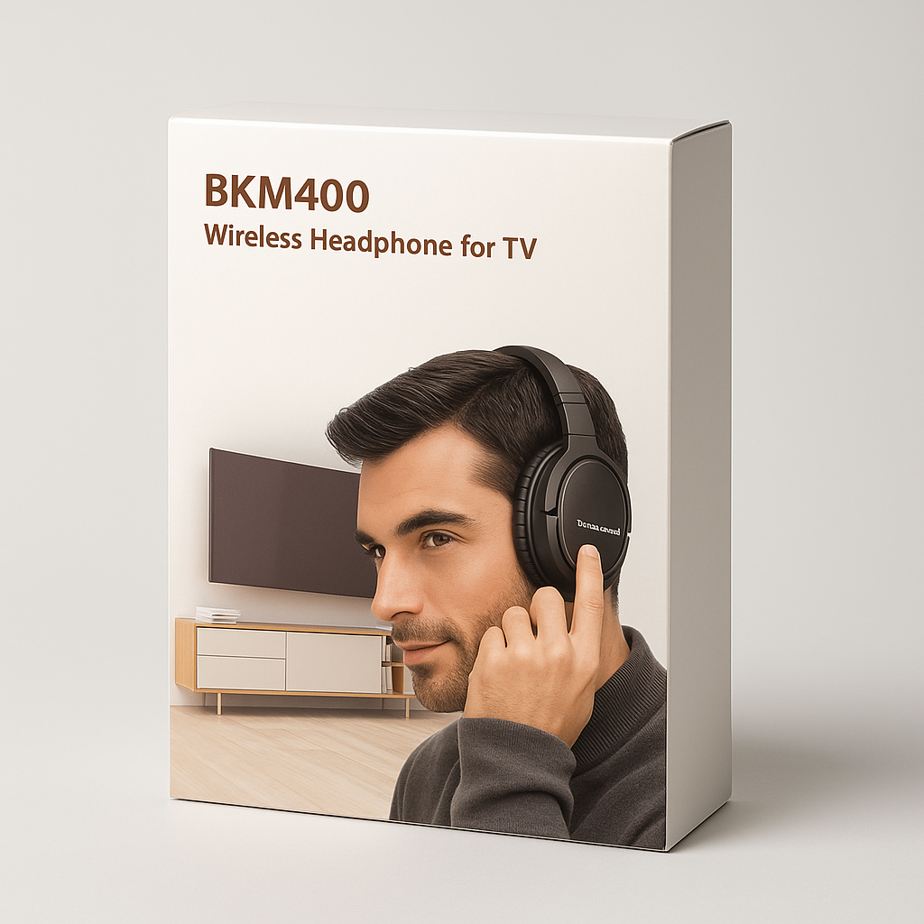 BKM400 Wireless Headphones for TV, Over-Ear