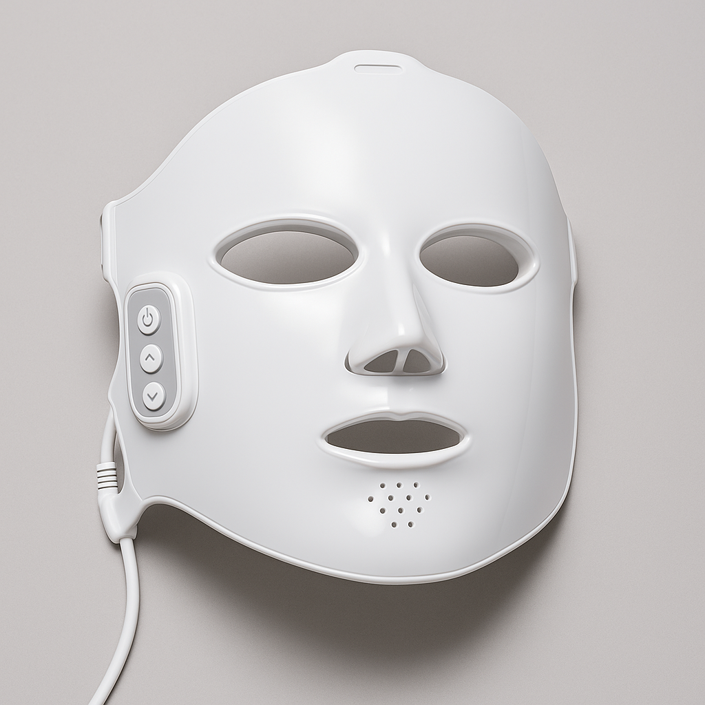 LED Light Therapy Face Mask with Controller, Skin Care