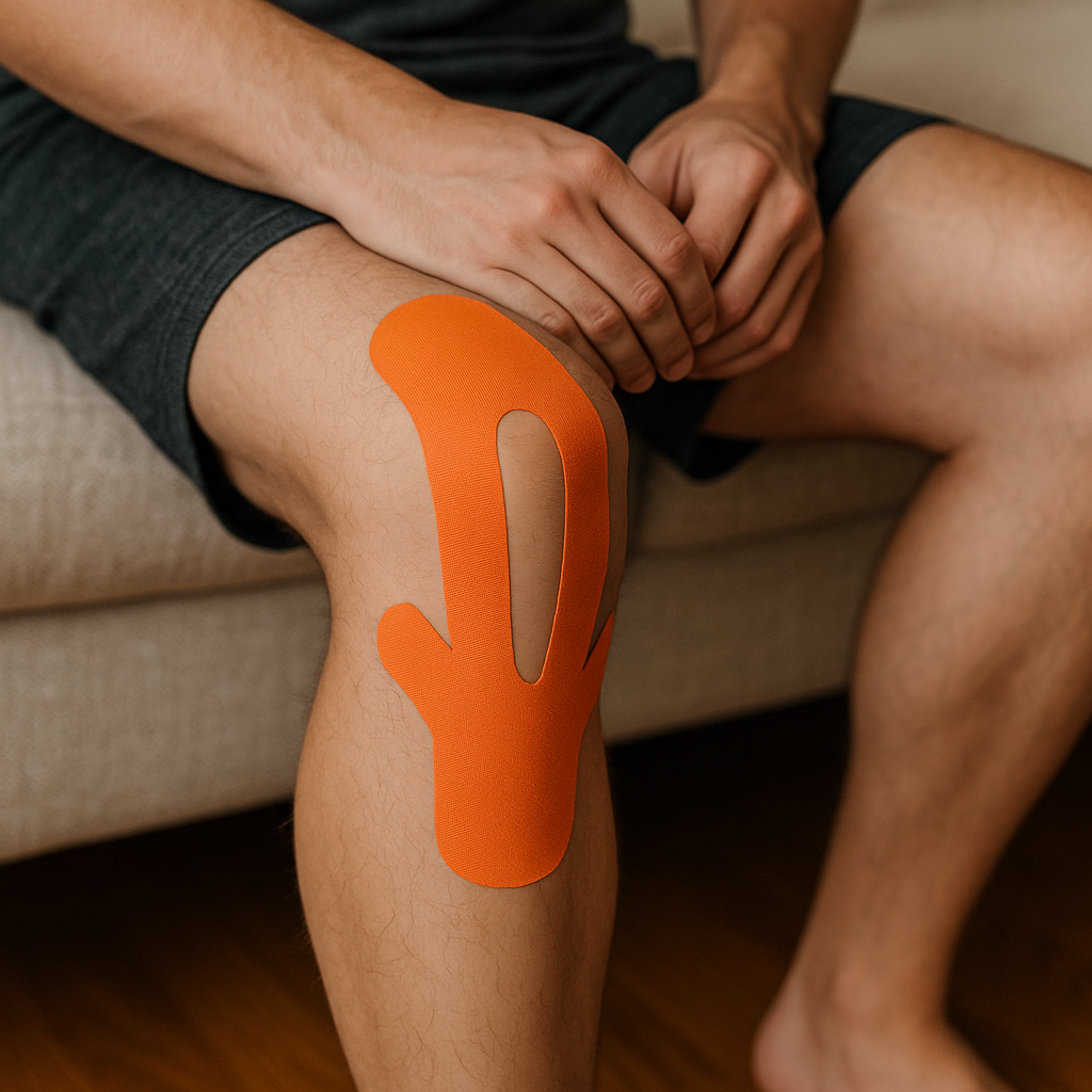 OWNQOBE Pre-Cut Kinesiology Tape for Knees, 12 Pack