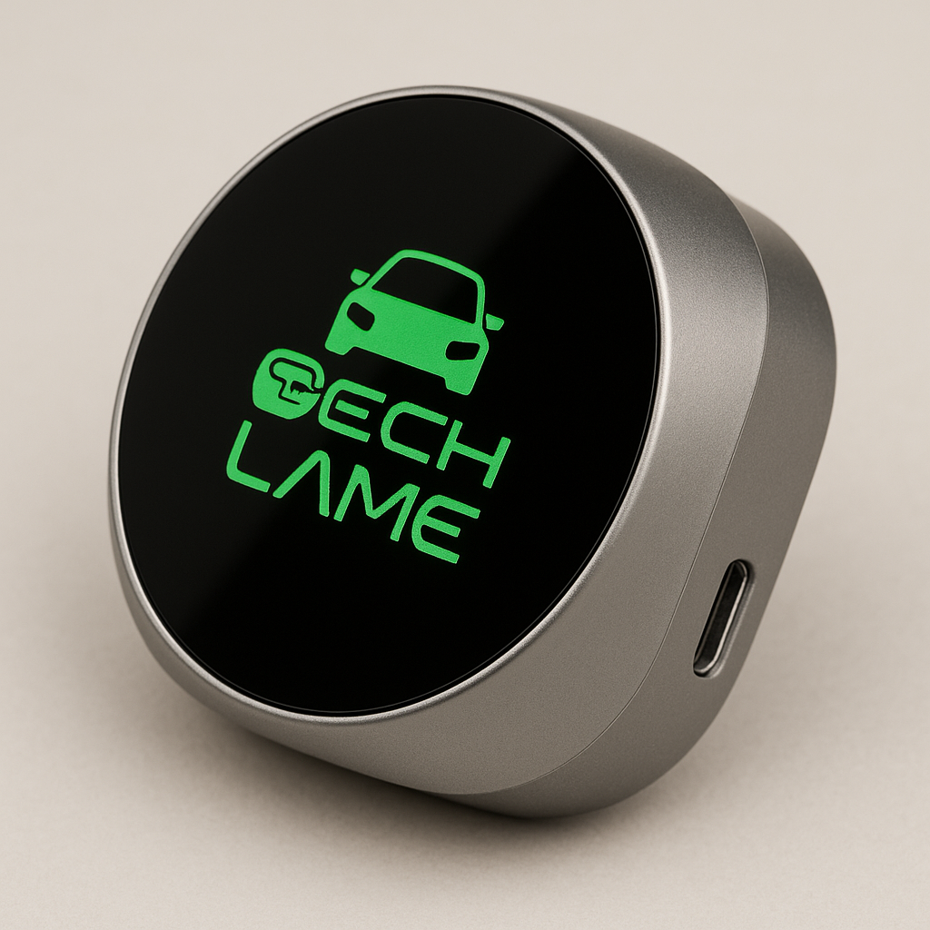 Wireless CarPlay Adapter with Display, Plug & Play