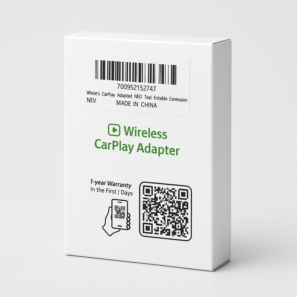 Wireless CarPlay Adapter, Plug & Play Fast Stable Connection