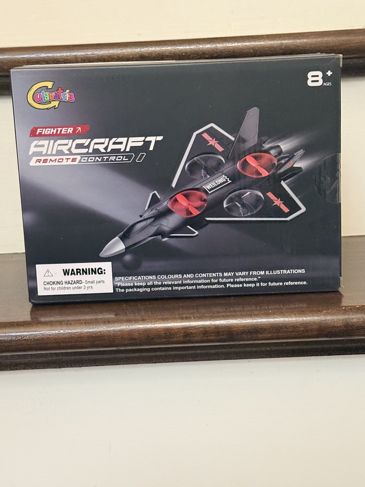 Fighter Jet Remote Control Aircraft Toy, 4-Rotor, Ages 8+