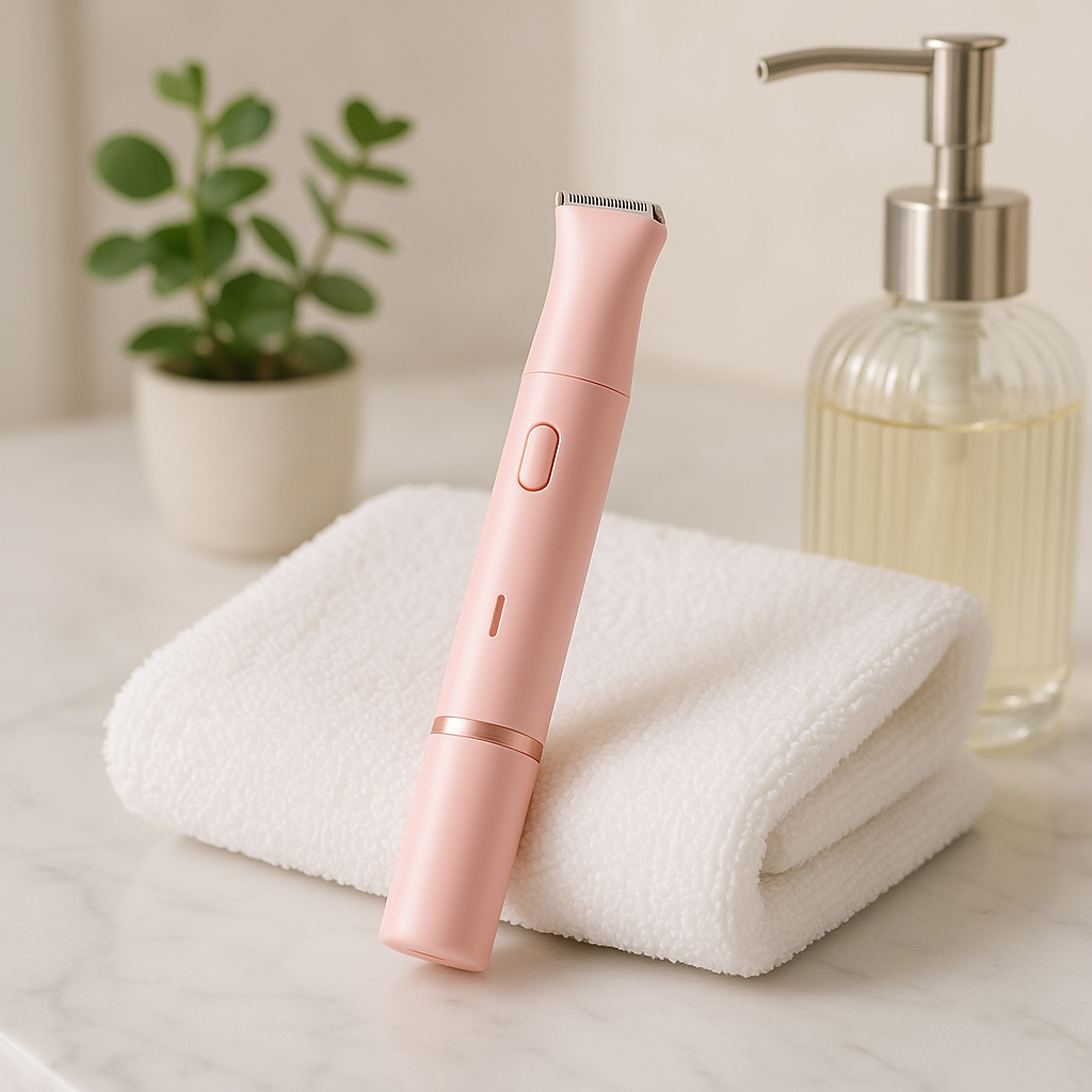 2-in-1 Bikini Trimmer for Women, Electric Body Hair Shaver