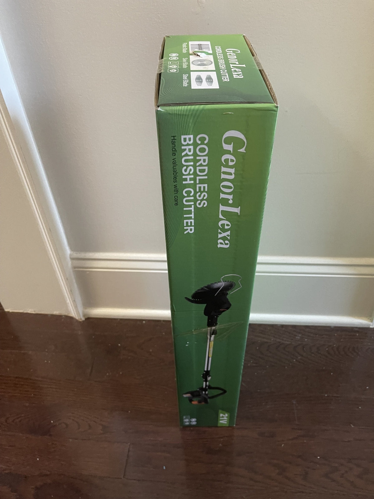 GenorLexa 21V Cordless Brush Cutter & String Trimmer