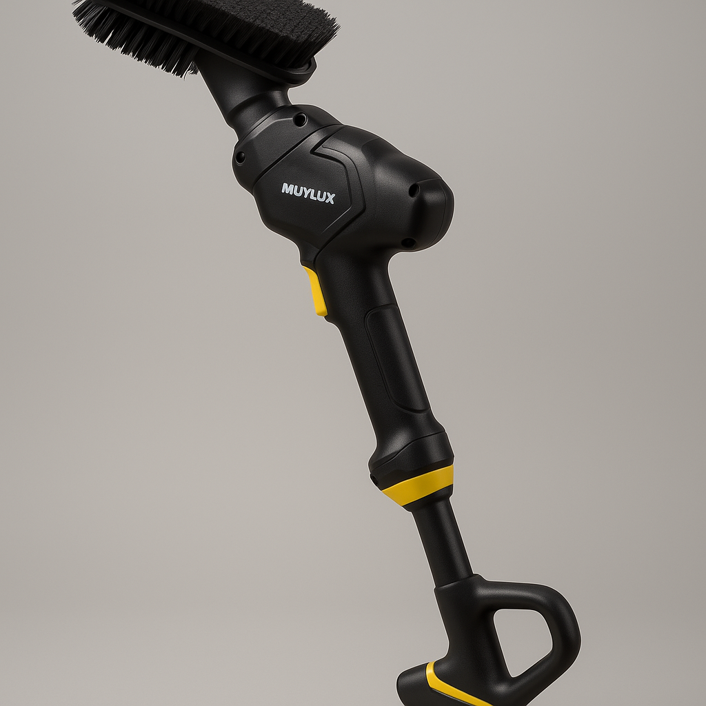 MUYLUX 550W Cordless Scrubber, Long-Handle Power Scrubber