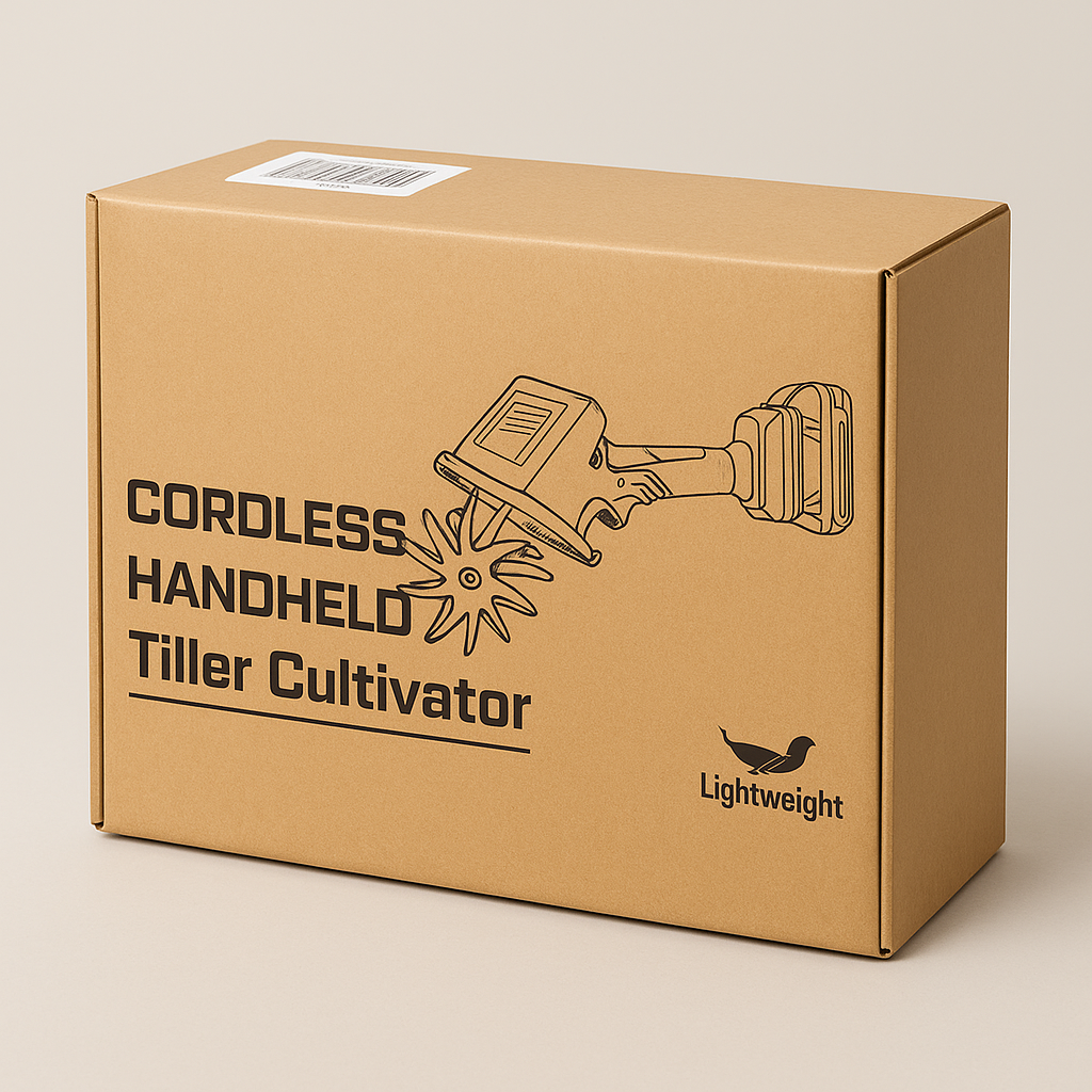 Cordless Handheld Tiller Cultivator, Lightweight Garden Tool