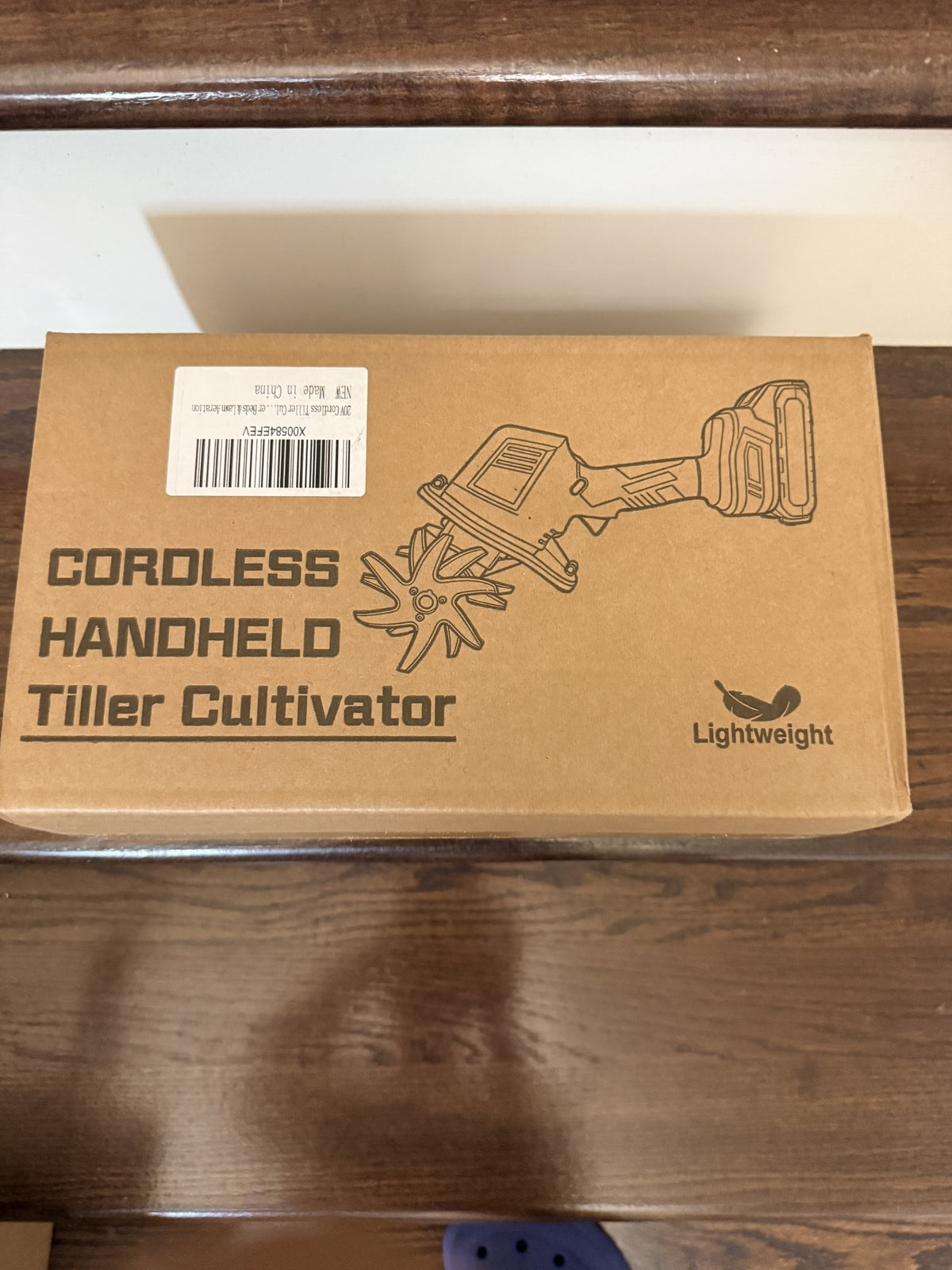 Cordless Handheld Tiller Cultivator, Lightweight Garden Tool