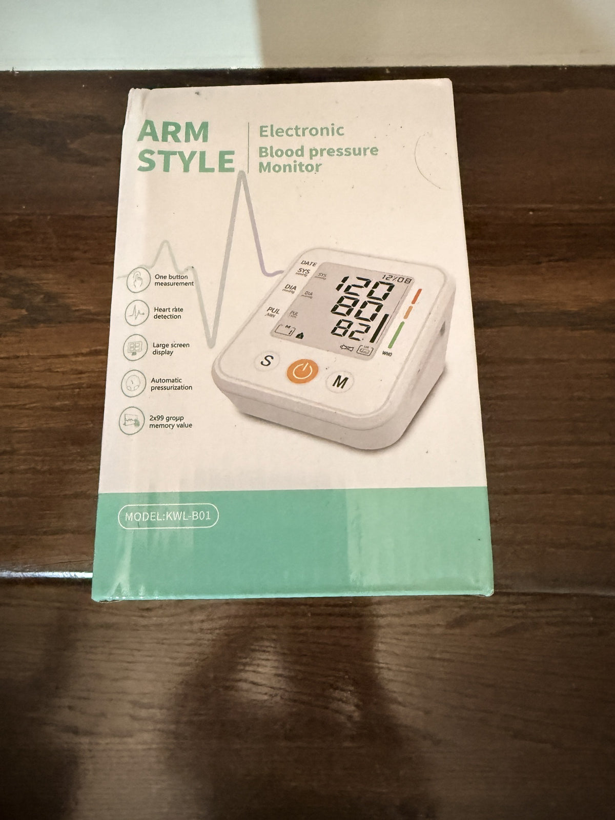 Arm Style Electronic Blood Pressure Monitor, KWL-B01