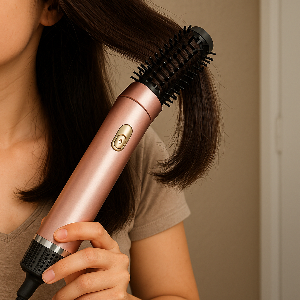SNUGLUV 5-in-1 Hot Air Styler Kit, Dryer, Brushes & Curlers
