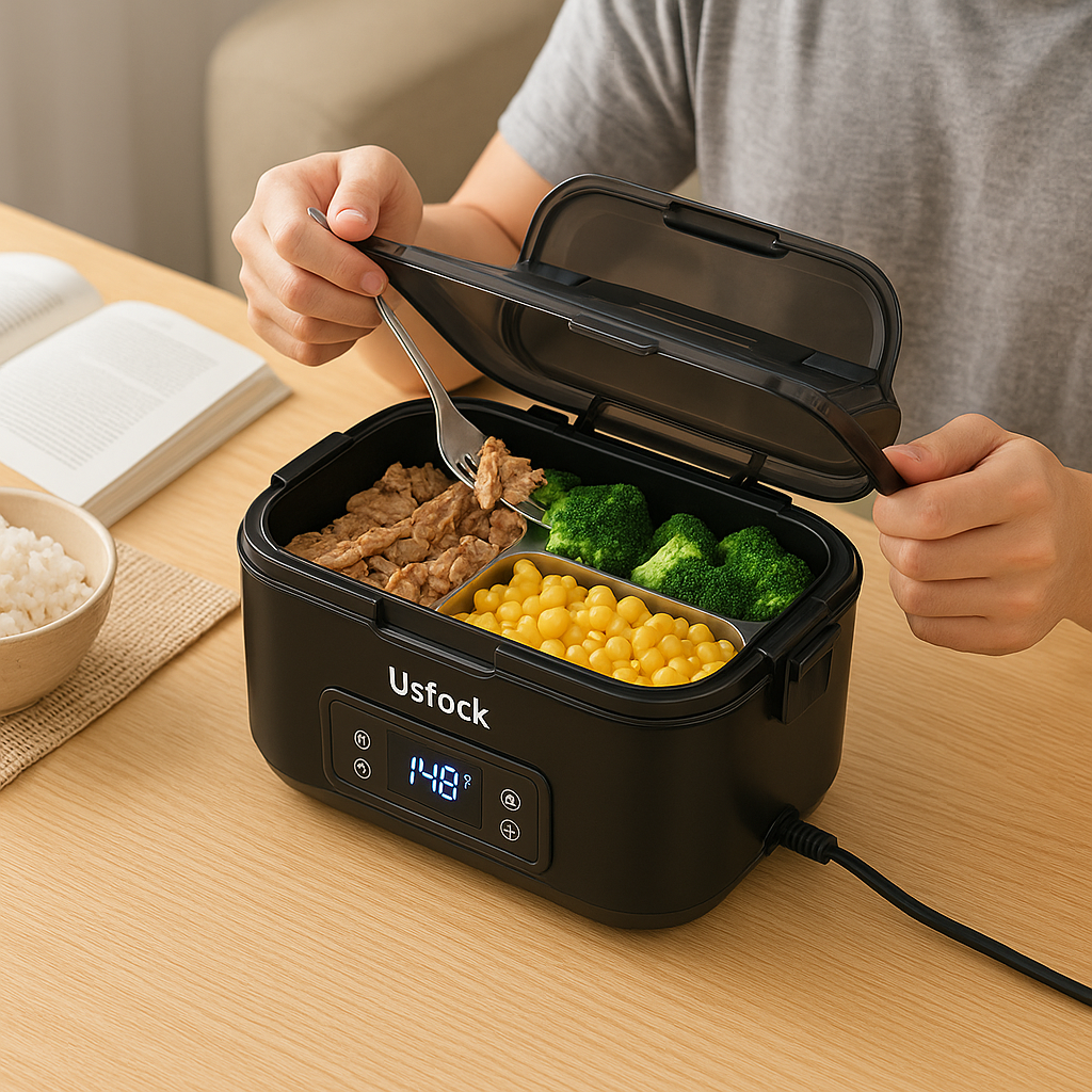 Usfock BX200 Electric Lunch Box, Heated Food Warmer