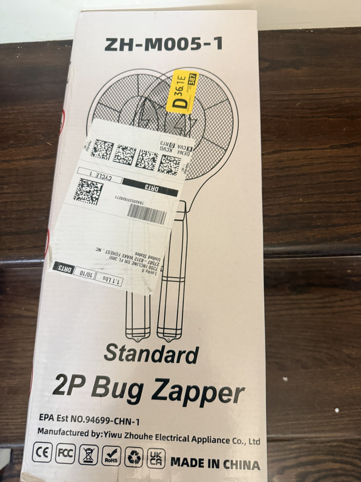 2-Pack Electric Bug Zapper Rackets ZH-M005-1