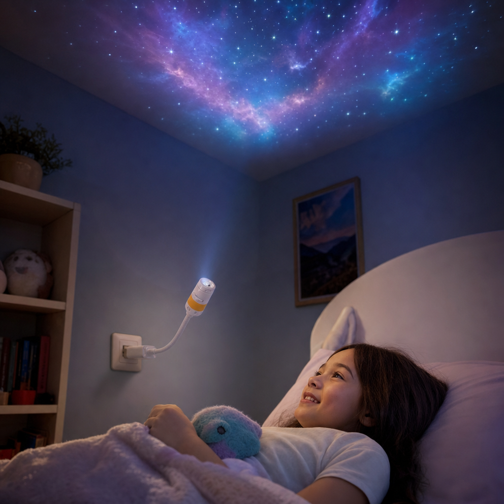 Galaxy Night Light BL-USB03, 2-in-1 USB Star Projector