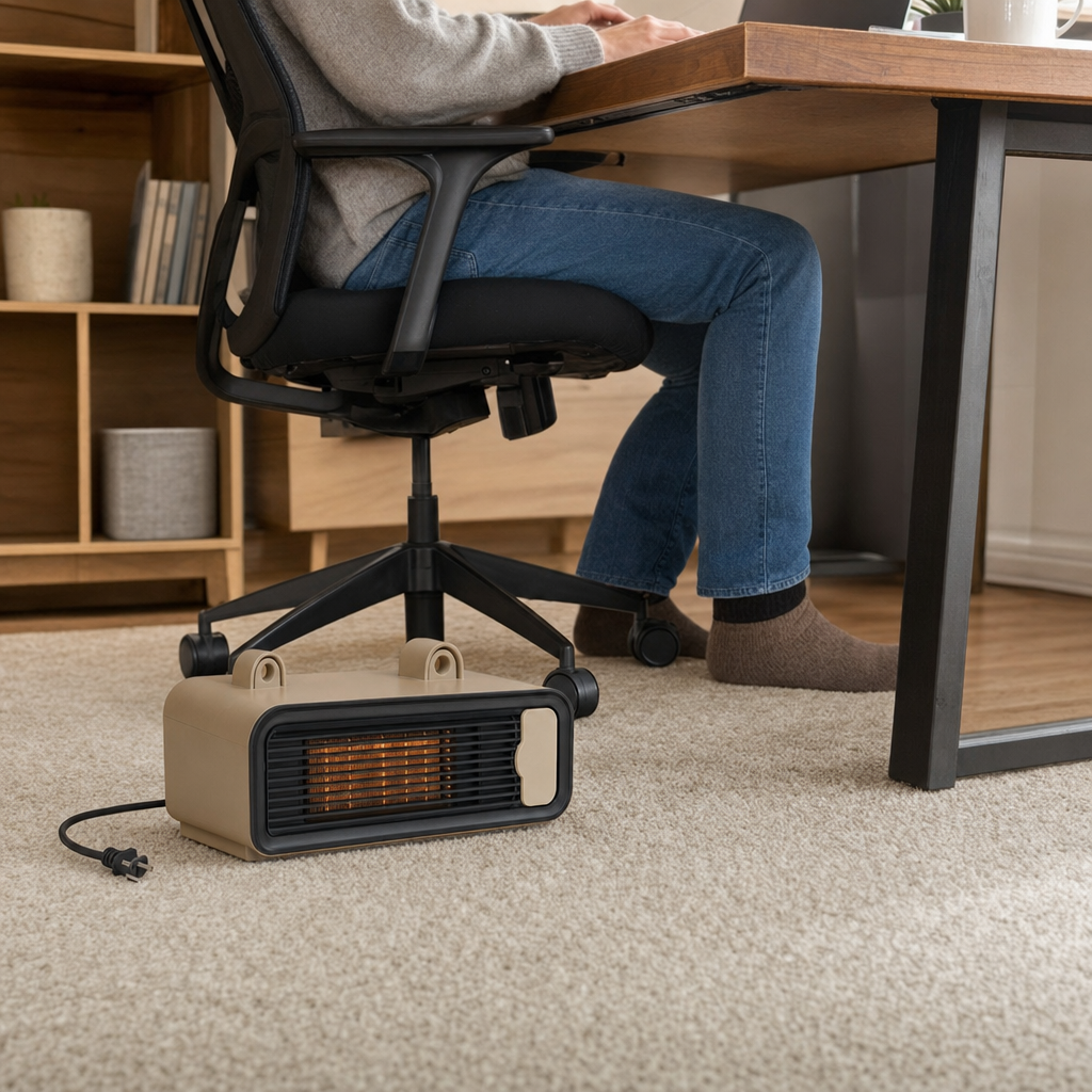 1200W Portable Space Heater SCDS2501, Compact 120V