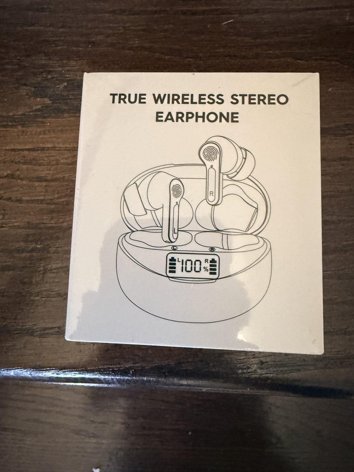 True Wireless Stereo Earbuds with LED Charging Case