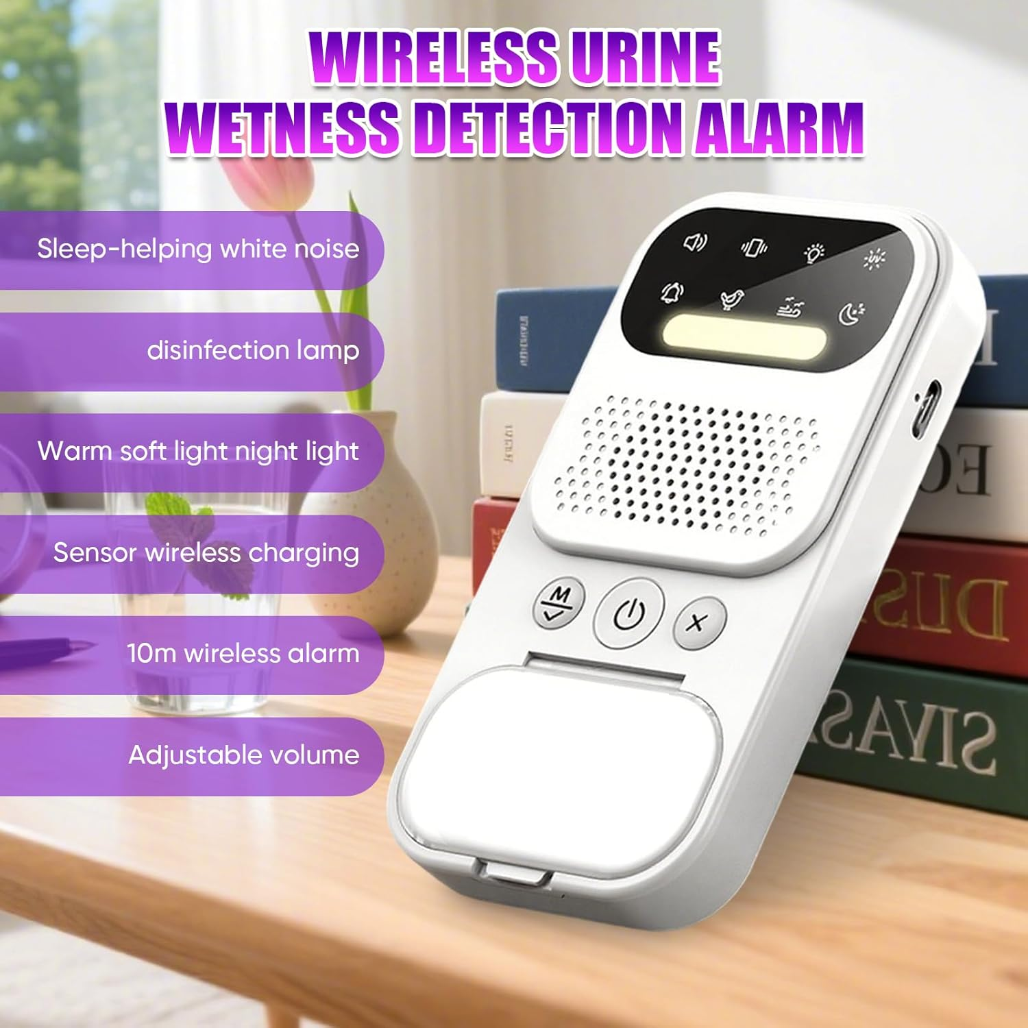 Wireless Bedwetting Alarm for Kids - Nighttime Potty Training for Boys & Girls