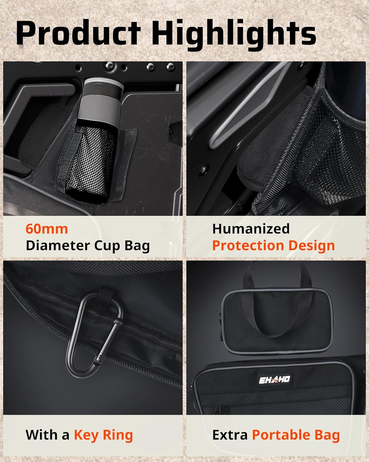 Polaris RZR 1000 XP Front Door Bags - Waterproof UTV Storage (2024-2025)