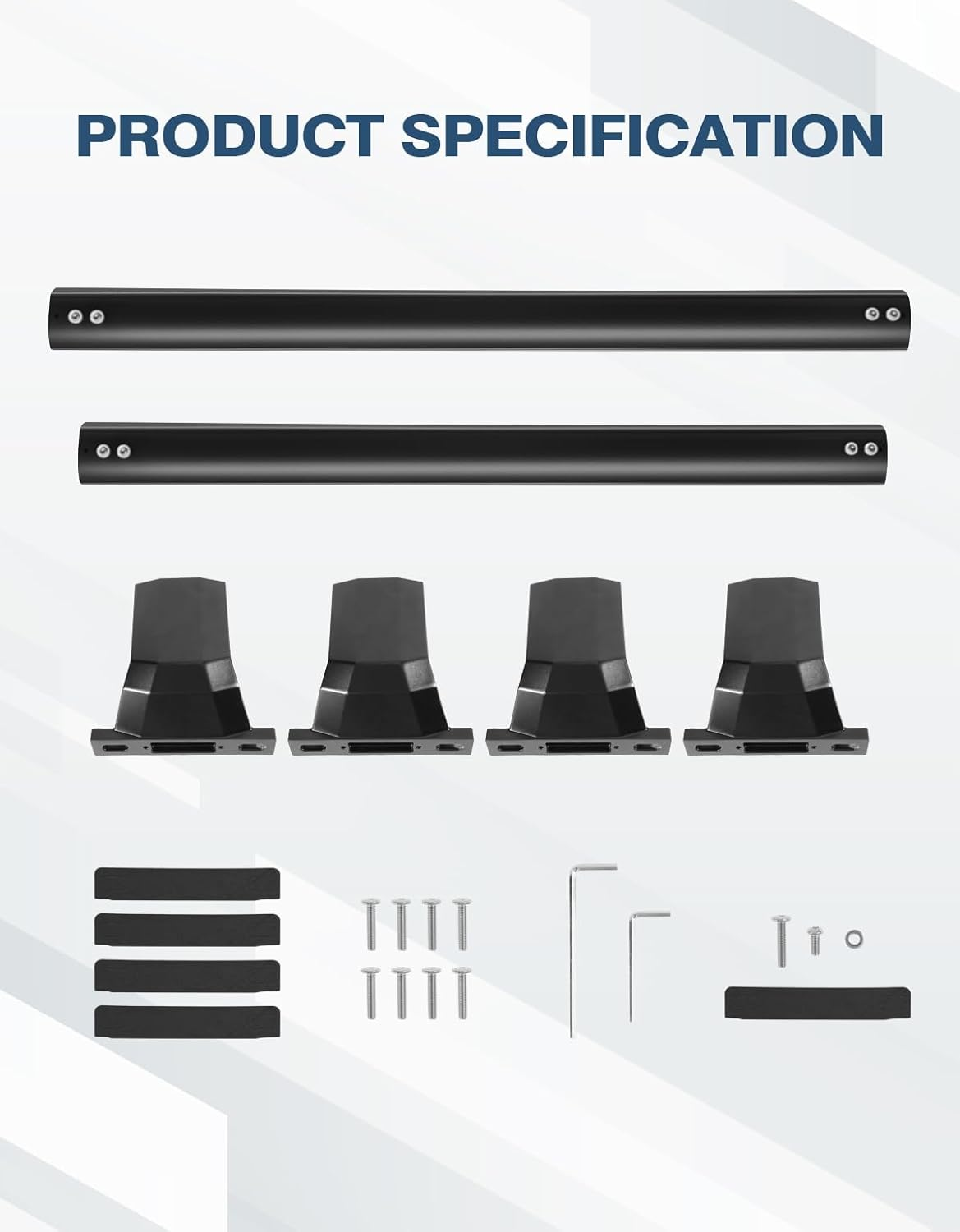 Roof Rack Cross Bars for 2023-2026 Honda CR-V - Heavy Duty Aluminum 220lbs Capacity