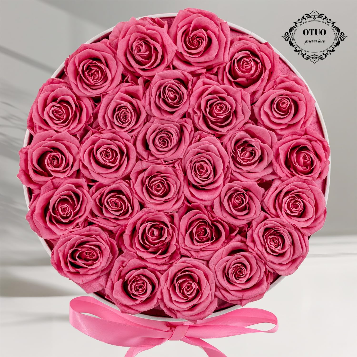 27 Piece Preserved Roses in Box - Forever Flowers Eternal Rose Gift for Mom Wife Anniversary Birthday Women