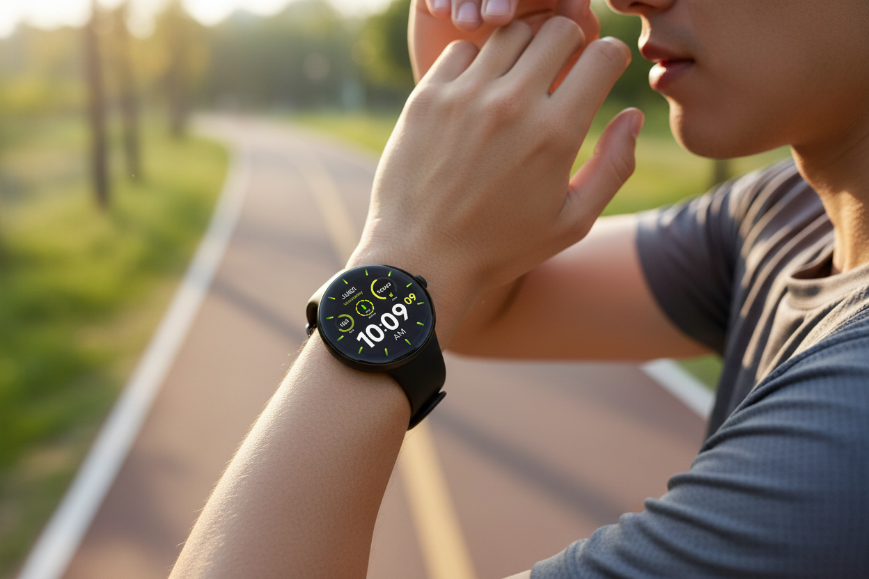 Black Smartwatch Lifestyle Image