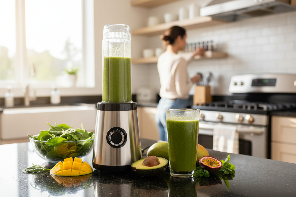 Blender lifestyle - with smoothie