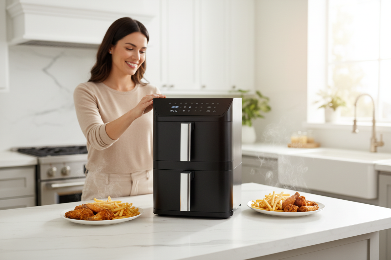 Double Stack Air Fryer Lifestyle Image