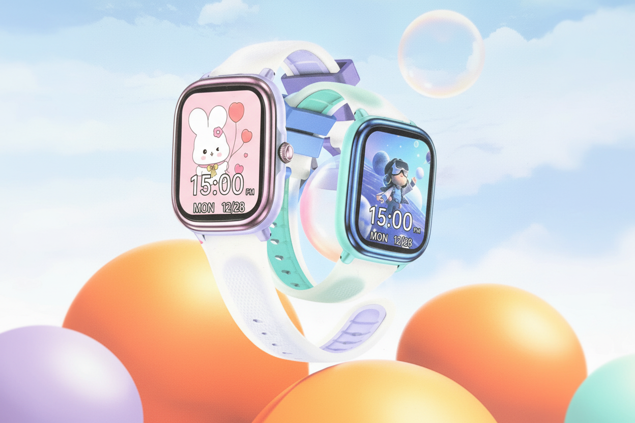Enhanced Minibear Kids Smart Watch with Original Background