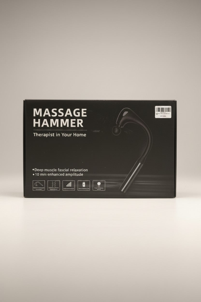 Exquisite Deal Shop Massage Hammer for deep muscle percussion therapy with 10mm amplitude and multiple heads.