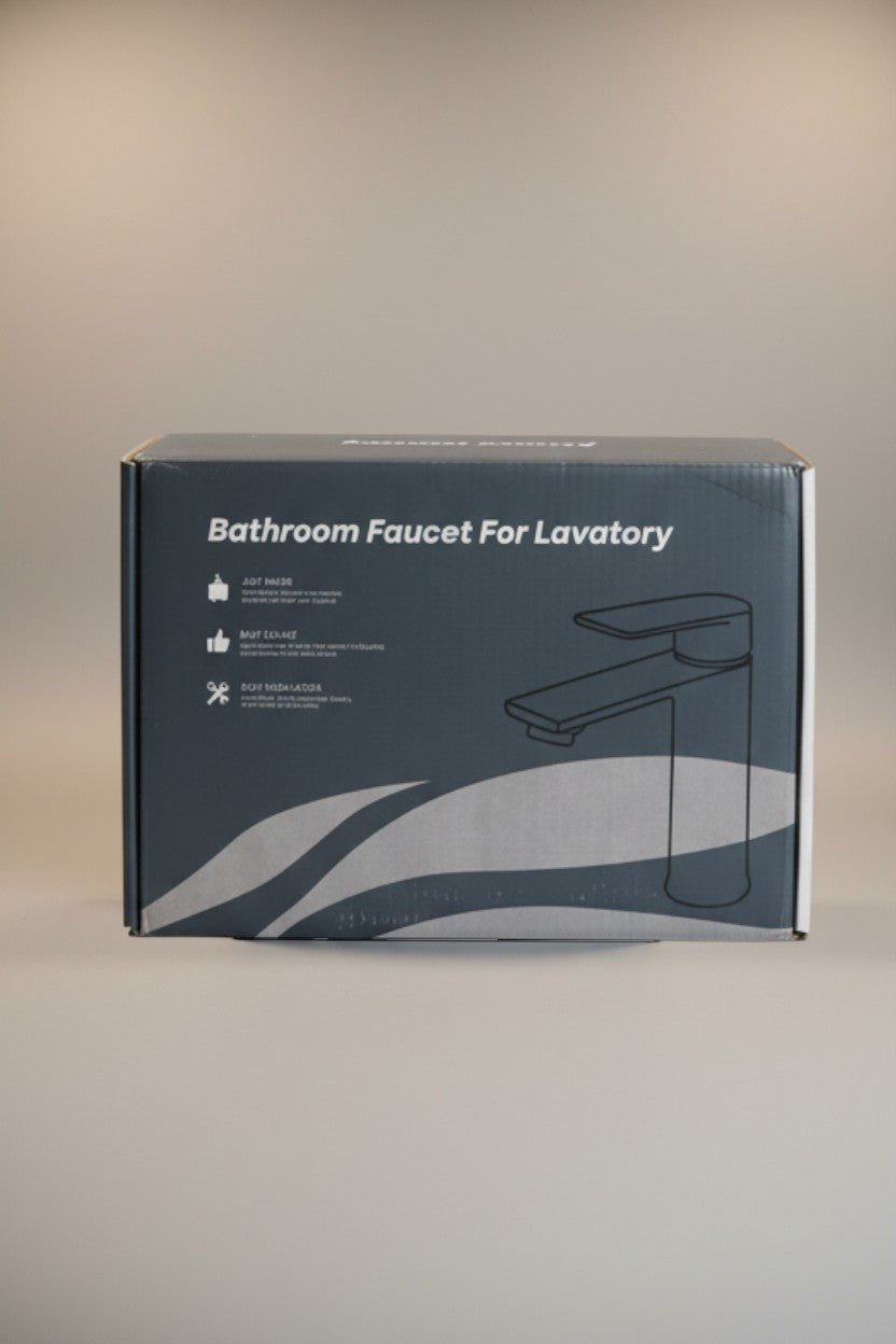 Exquisite Deal Shop matte black single-handle pull-down bathroom faucet with solid brass body and ceramic cartridge.
