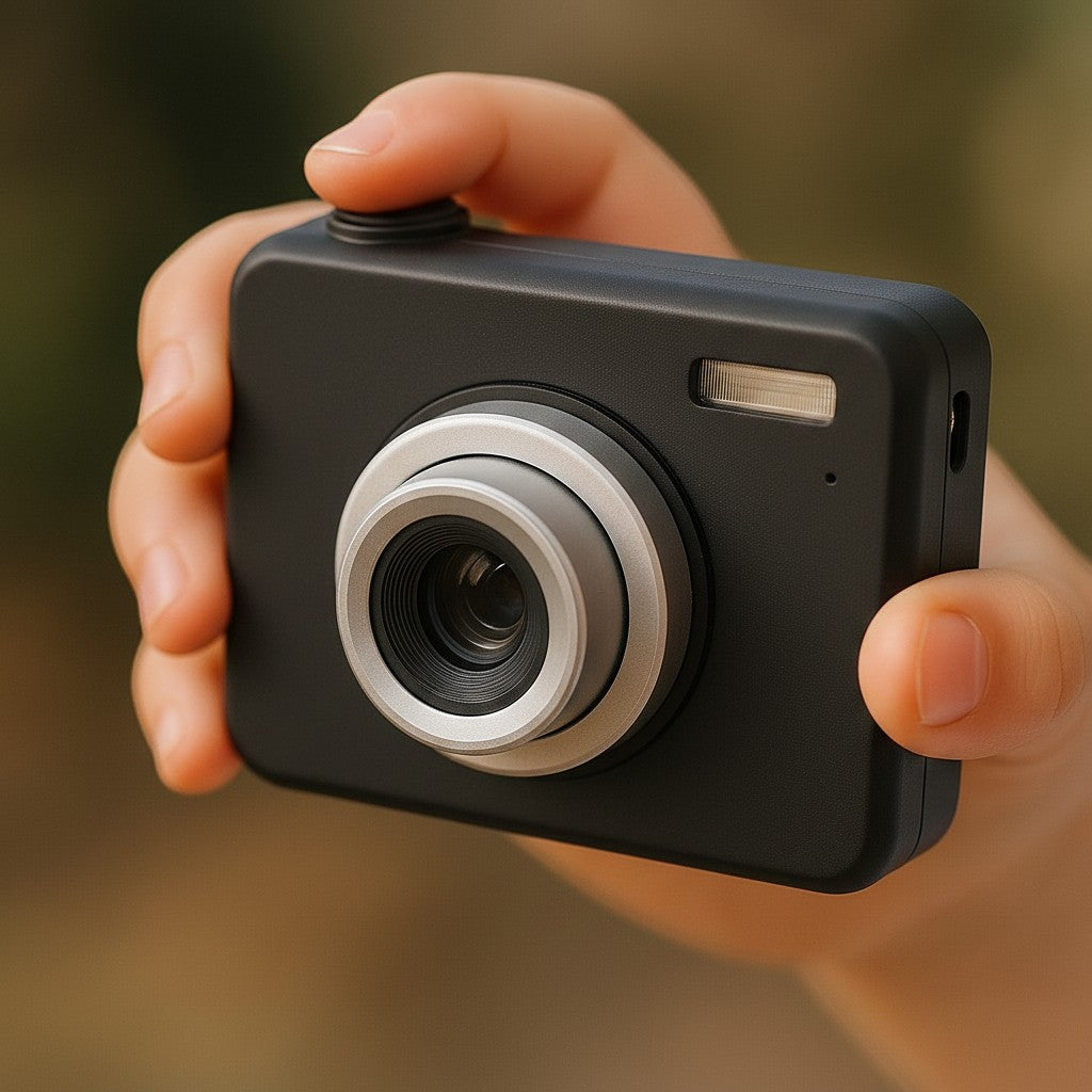 Exquisite Deal Shop pink digital camera for kids, FHD 1080P, with built-in screen and flash.