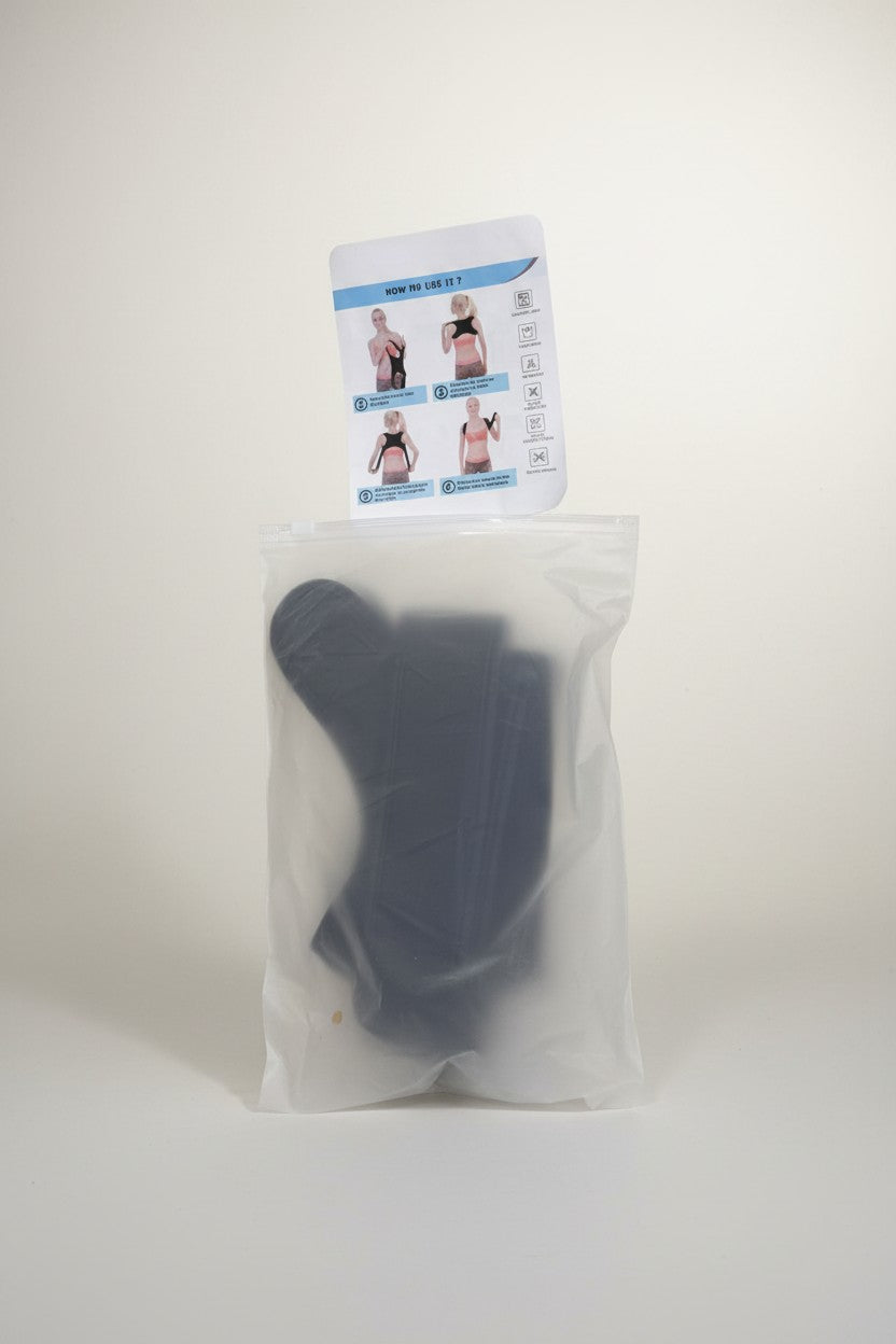 Exquisite Deal Shop unisex adjustable posture corrector shoulder back brace with breathable padded straps.