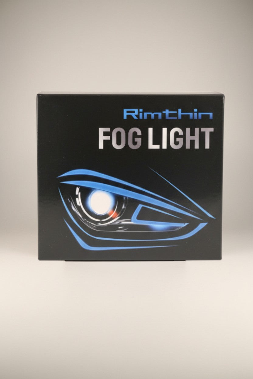 Exquisite Deal Shop Rimthin LED fog light projector lens for cars, universal fit, bright beam.