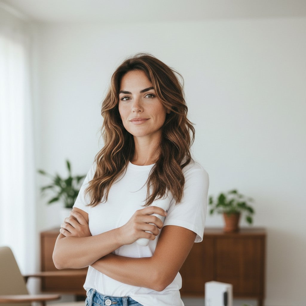 Exquisite Deal Shop white Xiaomi cordless hair straightener brush with ceramic bristles and 3 heat settings.