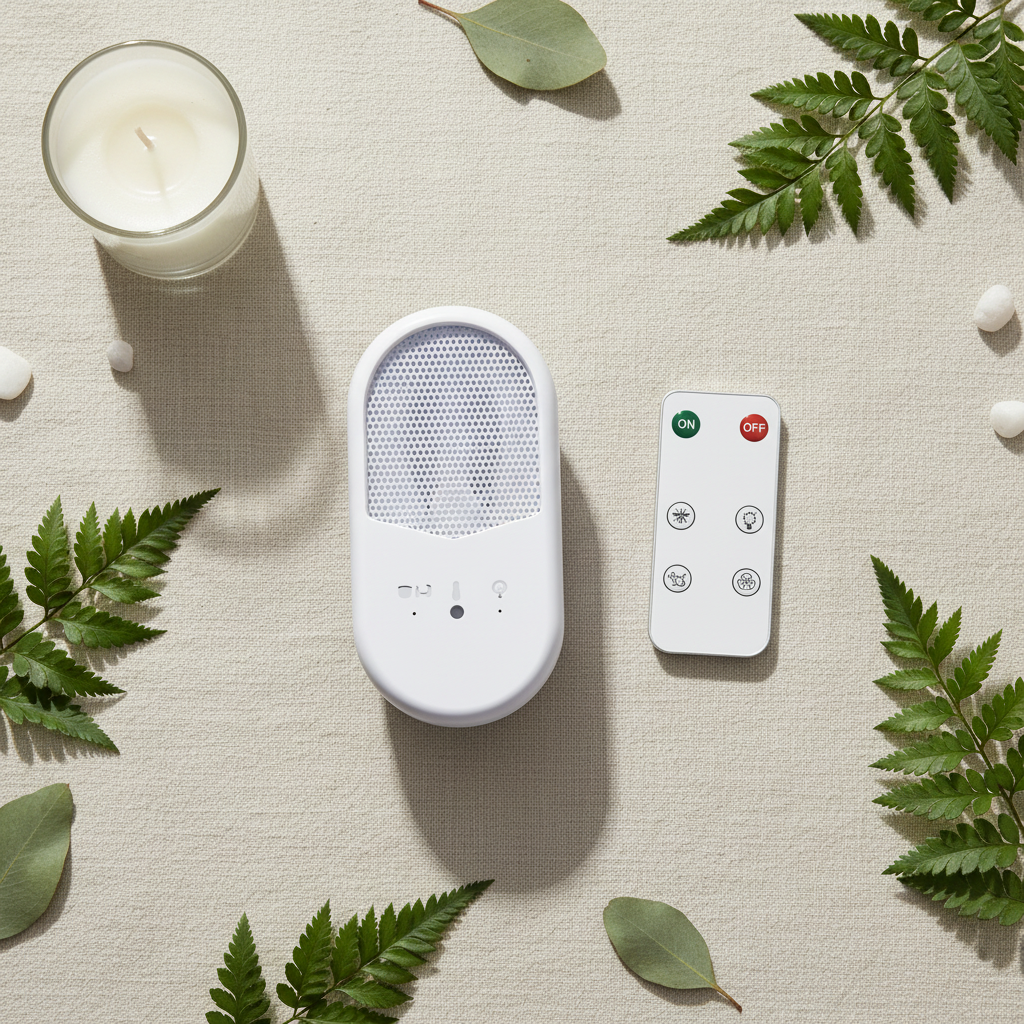 Flat Lay with Remote