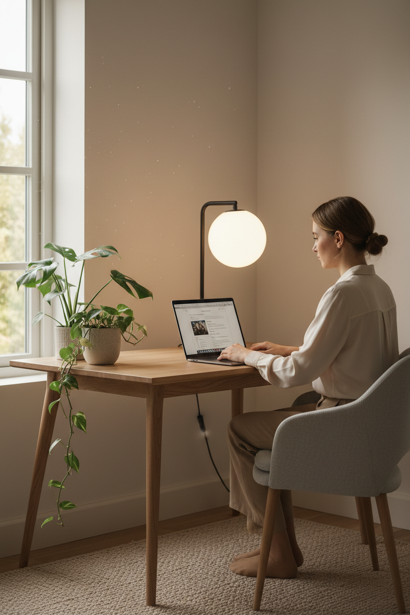 Globe Lamp Home Office