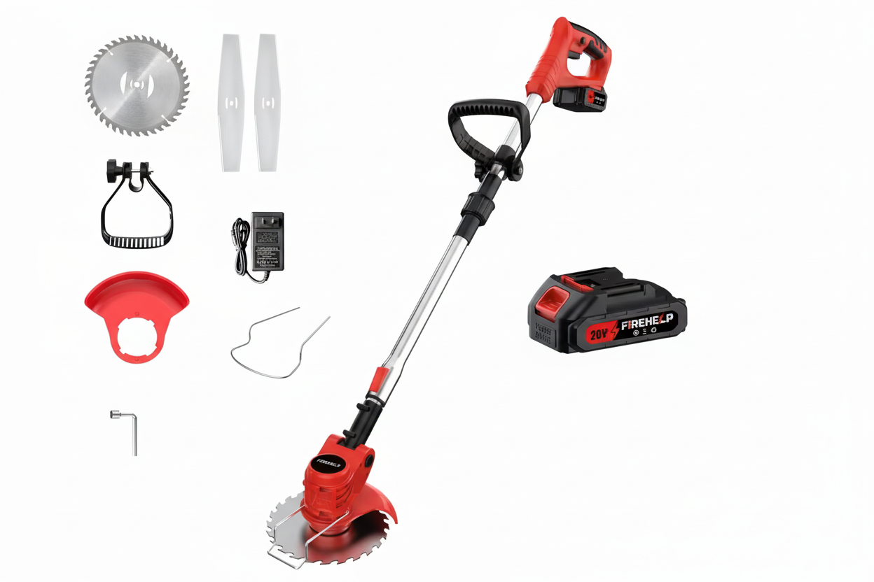 Grass Trimmer with One Battery