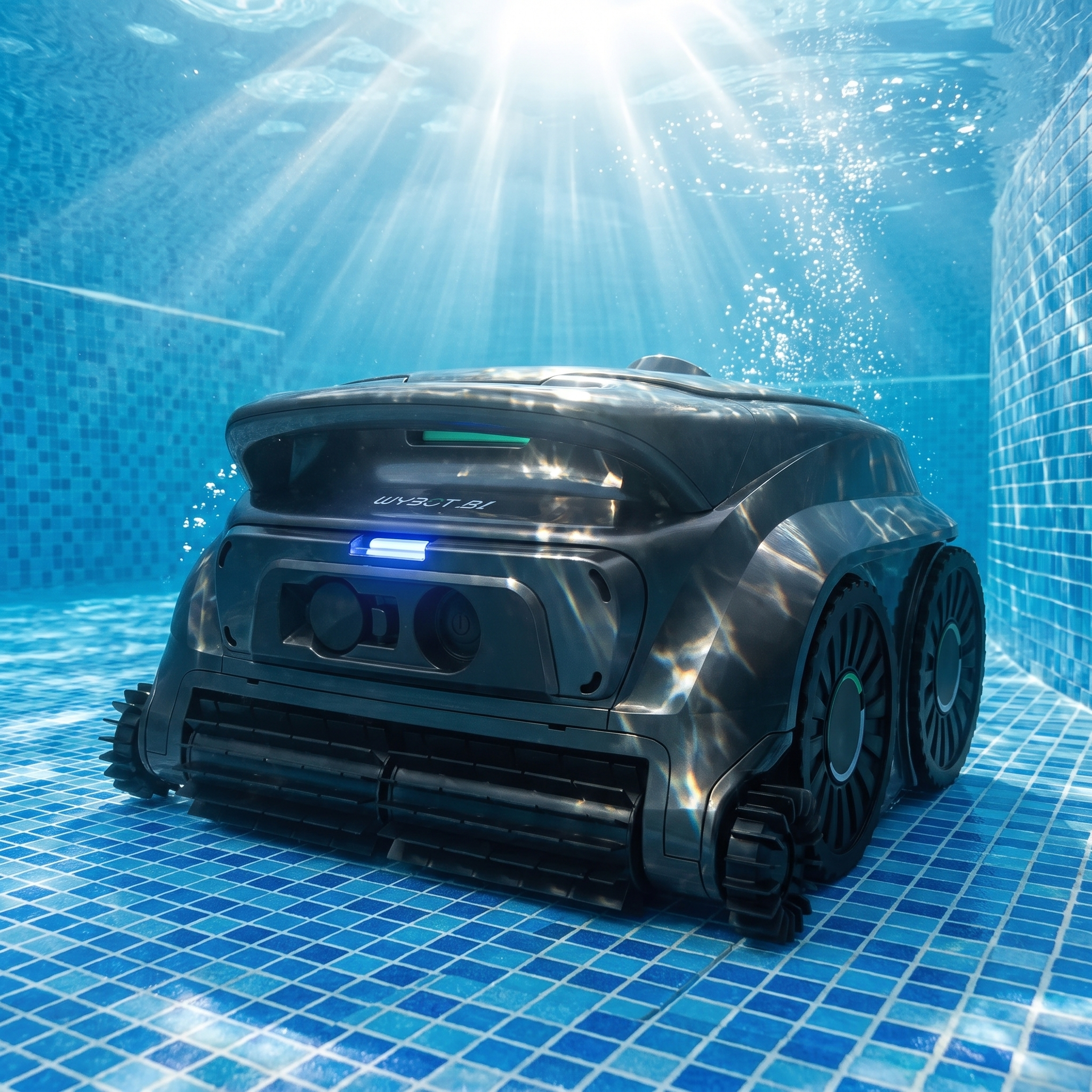 WYBOT B1 cleaning pool floor